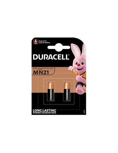 BLISTER 2 PILAS MN21 12V MANDOS ALKALINA DURACELL PLUS