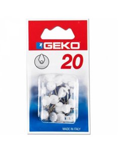 BLISTER 20 GANCHOS CUELGA TODO 1 PUNTA 550/2 GEKO 2