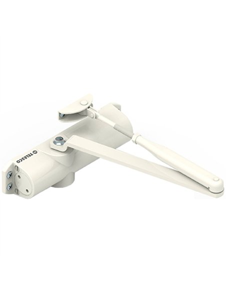 CIERRAPUERTAS RETENEDOR BLANCO DELTA 1800 1859T.BL  TELESCO