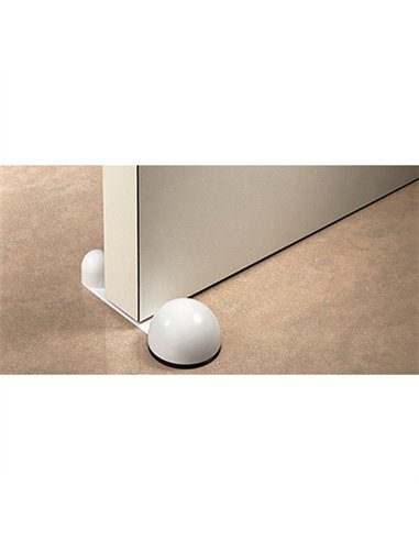BLISTER 1 RETENEDOR TOPE PUERTA BLANCO 2035-2 INOFIX