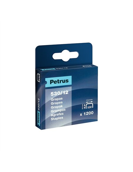 CAJA 1200 GRAPAS 12mm 530/12 PETRUS