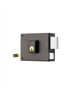 CERRADURA 71125 AP 100 DCH B/REDONDO 70mm CVL