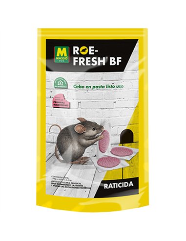 RATICIDA CEBO FRESCO ROE FRESH 150gr 231707/231572 MASSO