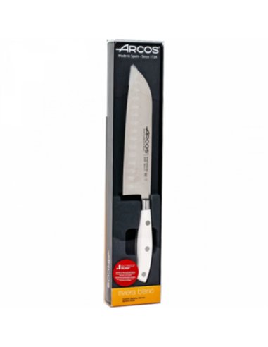 CUCHILLO SANTOKU 180mm RIVERA BLANC ARCOS