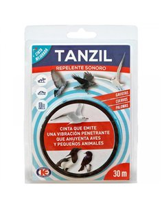 ROLLO 30mt CINTA SONORA REPELENTE AVES TANZIL