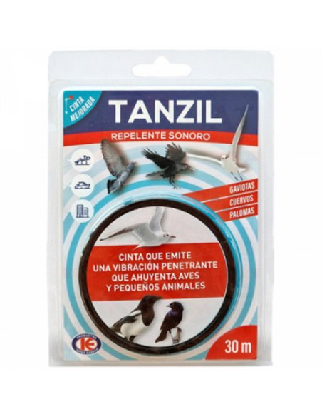 ROLLO 30mt CINTA SONORA REPELENTE AVES TANZIL