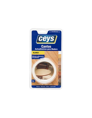 CANTO AUTOADHESIVO BLANCO 19mm x5mt 850002 CEYS