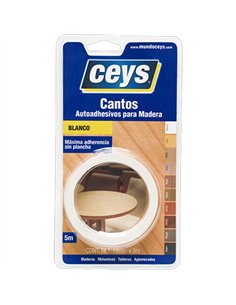 CANTO AUTOADHESIVO BLANCO 19mm x5mt 850002 CEYS 2