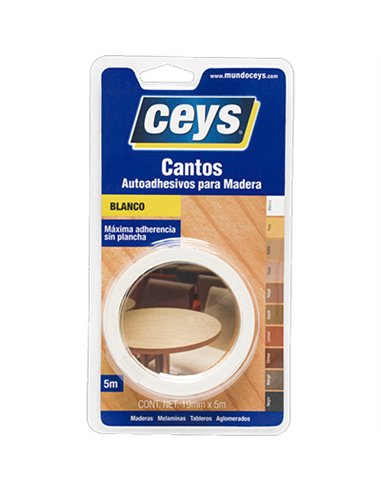 CANTO AUTOADHESIVO BLANCO 19mm x5mt 850002 CEYS