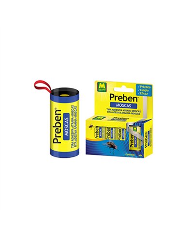 PAQ. 10 CINTAS PREBEN ATRAPA MOSCAS 231390 MASSO