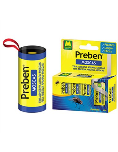 PAQ. 10 CINTAS PREBEN ATRAPA MOSCAS 231390 MASSO