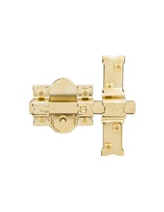 CERROJO 301RP/80 BOTON/LLAV. SEGURIDAD B/REDONDO DORADO FAC