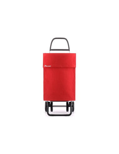 CARRO COMPRA 2+2 4R NYLON ROJO JEA032 ROLSER