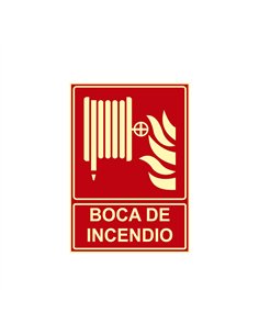 SEÑAL BOCA DE INCENDIO 210x297mm RD00108