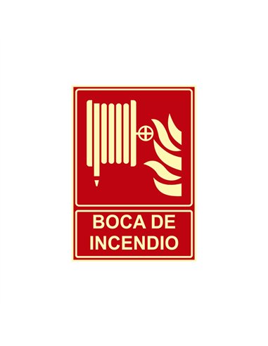 SEÑAL BOCA DE INCENDIO 210x297mm RD00108