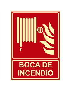 SEÑAL BOCA DE INCENDIO 210x297mm RD00108 2