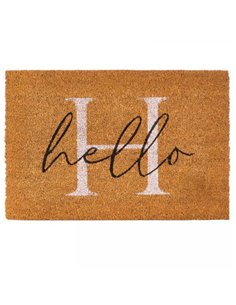 ALFOMBRA FELPUDO COCO 60x40mm HELLO 12083 AR
