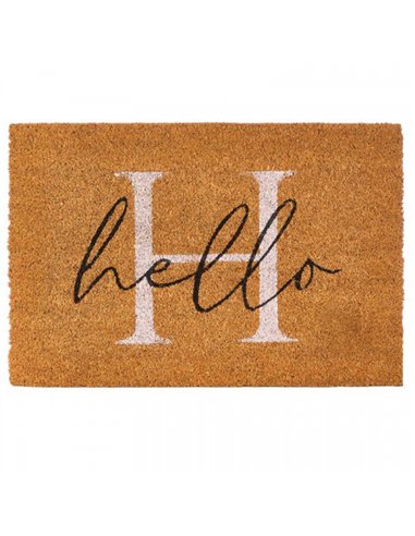 ALFOMBRA FELPUDO COCO 60x40mm HELLO 12083 AR