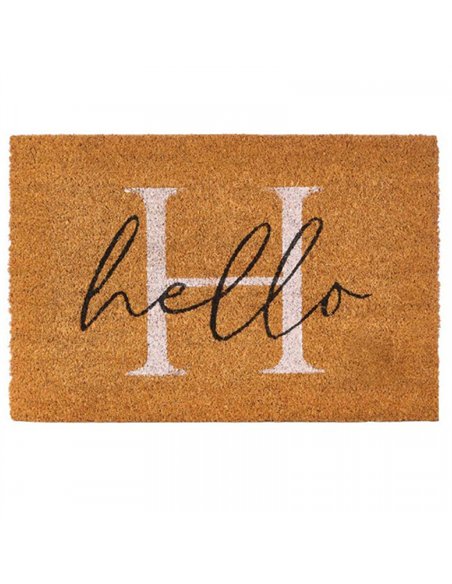 ALFOMBRA FELPUDO COCO 60x40mm HELLO 12083 AR