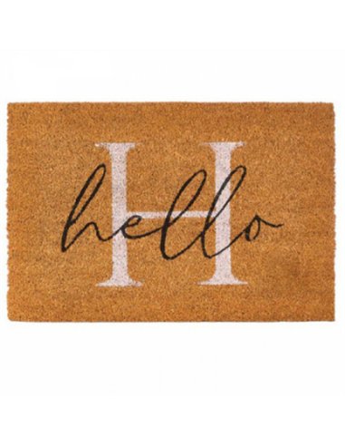 ALFOMBRA FELPUDO COCO 60x40mm HELLO 12083 AR
