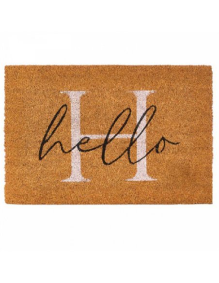 ALFOMBRA FELPUDO COCO 60x40mm HELLO 12083 AR