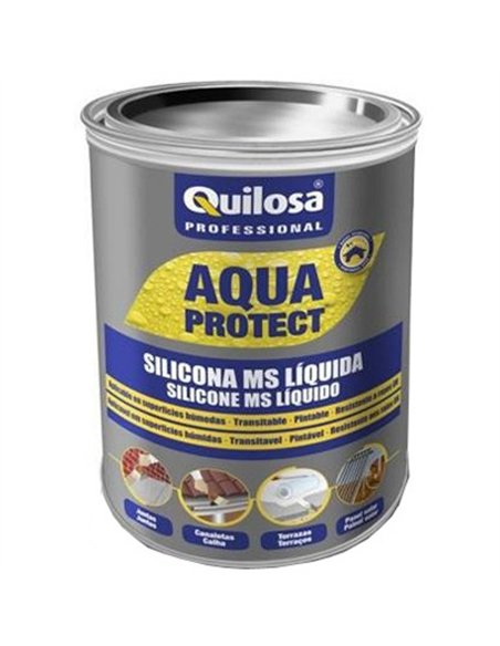 BOTE 1kg SILICONA TERRACOTA MS LIQUIDA 03079 QUILOSA