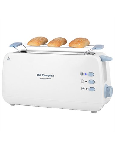 TOSTADOR PAN 850w REBANADA LARGA TO-4012 ORBEGOZO