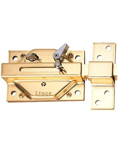 CERROJO LATONADO 74x105mm 3930HL LINCE 2