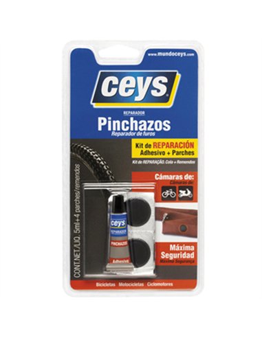 REPARADOR PINCHAZOS ADH.+PARCHES 5gr 505016 CEYS