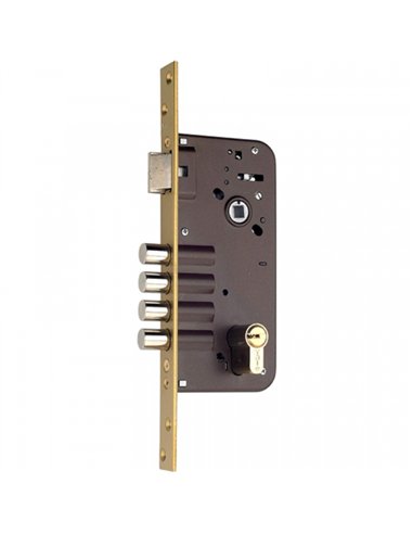 CERRADURA SEGURIDAD 8912 BULONES YL6 50-80mm LATONADA YALE