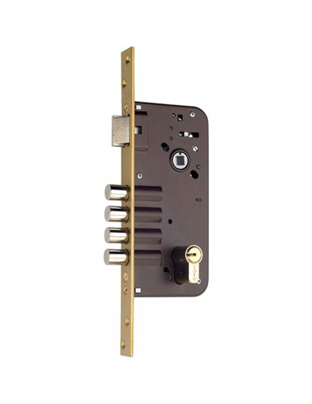 CERRADURA SEGURIDAD 8912 BULONES YL6 50-80mm LATONADA YALE
