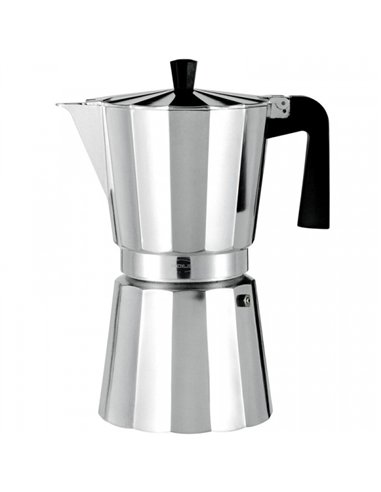 CAFETERA ALUMINIO VITROCERAMICA 6T. NEW VITRO OROLEY