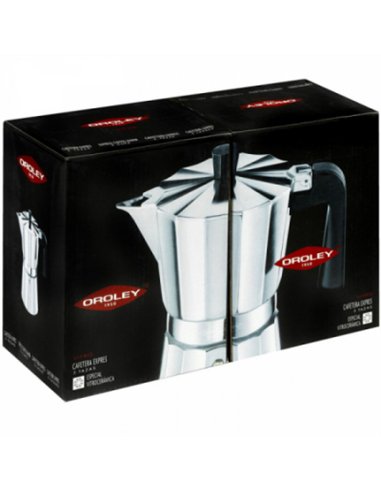 CAFETERA ALUMINIO VITROCERAMICA 6T. NEW VITRO OROLEY