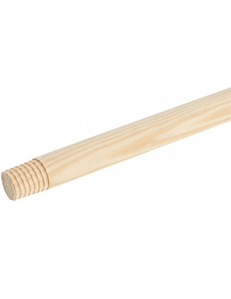 MANGO MADERA CEPILLO BARRENDERO 120x28mm CON ROSCA 1986