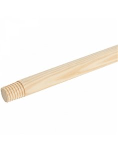 MANGO MADERA CEPILLO BARRENDERO 120x28mm CON ROSCA 1986 2