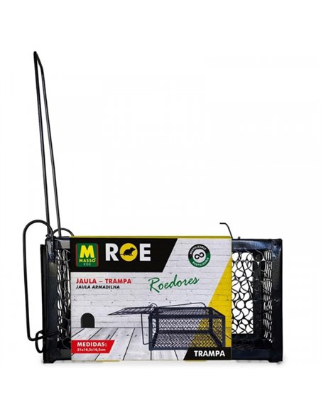 RATONERA TRAMPA SIN MUERTE 20x10,5cm 231703 MASSO