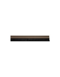 BURLETE BAJO PUERTA PVC RIGIDO MARRON 1mt GEKO