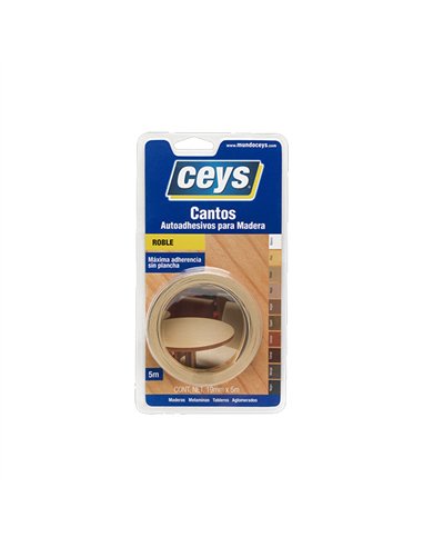 CANTO AUTOADHESIVO ROBLE 19mm x5mt 850202 CEYS