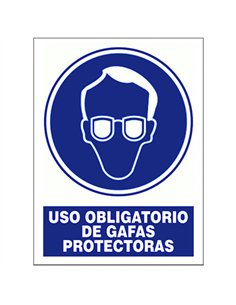 SEÑAL OBLIGACION USO GAFAS 210x297mm RD20002 2