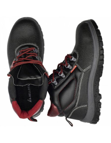 BOTA SEGURIDAD PIEL NEGRA T.46 S3 72300 BELLOTA