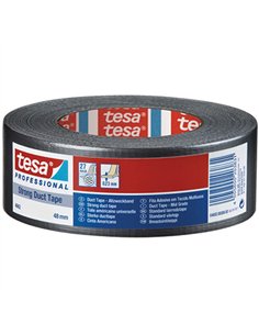 ROLLO CINTA AMERICANA NEGRA PROFESIONAL 25mt x 50mm TESA 2