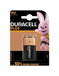 PILA 6LR61 9V ALKALINA DURACELL PLUS