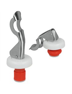 JUEGO 2 TAPONES BOTELLA EXPANSORES 25721080 METALTEX 2
