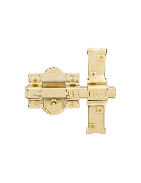 CERROJO 301R/80 BOTON/LLAVE BOMB. PERFIL DORADO FAC