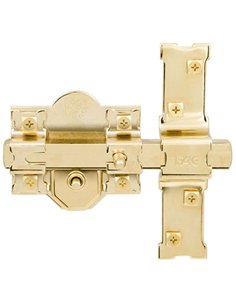 CERROJO 301R/80 BOTON/LLAVE BOMB. PERFIL DORADO FAC 2