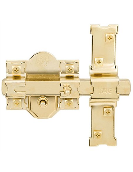 CERROJO 301R/80 BOTON/LLAVE BOMB. PERFIL DORADO FAC