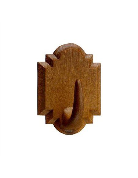 BLISTER 2 PERCHAS MADERA 2061-8 de 45x32mm INOFIX