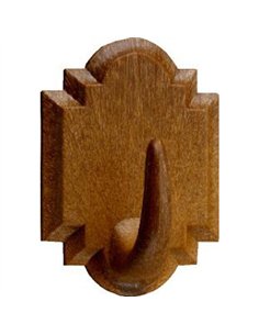 BLISTER 2 PERCHAS MADERA 2061-8 de 45x32mm INOFIX 2