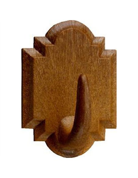 BLISTER 2 PERCHAS MADERA 2061-8 de 45x32mm INOFIX