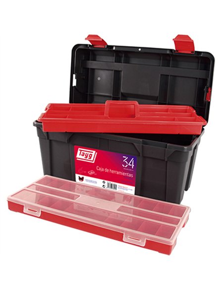CAJA HERRAMIENTAS C/SUPLEM. 48x26x26cm MOD. 33 TAYG